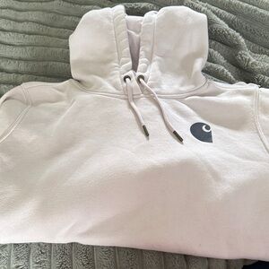 Carhartt Pastel Lavender Pullover Hoodie with Logo